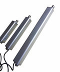 Three 300mm Stroke Electric Linear Actuators With 12V 24V DC Motor 200N Max Lift High Speed 45mm Per Second Includes Mounting Brackets