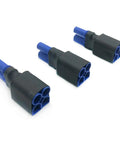 3-Piece EC5 Series RC Battery Adapter Kit for Quadcopters and Multirotors, Converts One Female EC5 to Two Male Plugs for In Series