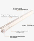 Heavy Duty Side Mount Ball Bearing Drawer Slides 14 Inch Pair showing smooth rust-proof surface and nylon roller mechanism.