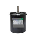 Heavy Duty 28W Permanent Magnet Synchronous Ac Electric Motor 220V 20Rpm 7mm Central Shaft With Hole Forward Reverse Control, black motor with shaft