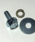 Heavy Duty Clutch Bolt Kit For Predator 420cc Go Kart Mini Bike Engine featuring one inch length, steel bolt, lock washer, and washer.