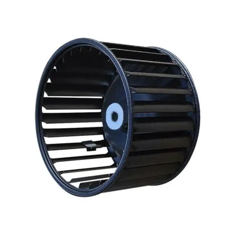 Blower Wheel For 99703900 Construction Equipment Replacement Part Durable Wear Resistant Wheel That Delivers Airflow Management For Consistent Engine Cooling On Heavy Site Work, black plastic