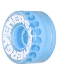 Energy 57 Roller Skate Wheels Four Pack 78A 31mm By 57mm Quad Skate Durable Urethane Clear Blue