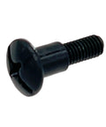 Heavy Duty 14 20 Shoulder Bolts Replacement Kit For Pellet Grill Front Folding Shelf Brackets 4 Pack close-up of a black shoulder bolt