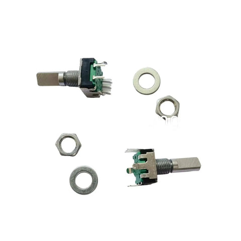 Multi Turn Rotary Encoder With Push Switch For Precise Digital Tuning And Menu Navigation, 24 PPR, Durable CW CCW Rotation, Press To Confirm components
