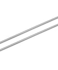 Two 4mm-diameter round steel rods, 150mm long, lathe bar stock, diagonal view