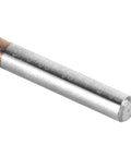 Close-up of Beefy Tapered Ball Nose End Mill For CNC Router Bits 2 Flute Tungsten Carbide With Antique Brass Plated Coating