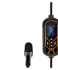 Road Tripping Made Simple With This Portable Type 2 Electric Car Charger featuring a 32A display and sleek design.