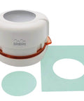 2-Inch Circle Magnetic Punch for Paper Crafting and Scrapbooking Create No-Fuss Window Cuts for Cards and Photo Frames with Magnetic Alignment
