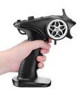 Hand holding 2.4GHz RC Controller 4CH Remote And Receiver Set For Cars Boats Tanks Crawler GA-4H-TX Digital Radio Transmitter