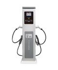 Heavy Duty Commercial Electric Vehicle Charging Station Standalone Level 3 EVSE Fast Charger with dual nozzles for fleets.