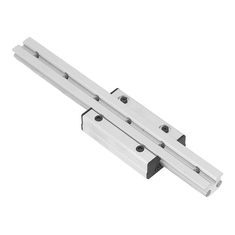 Rock Solid Three Hundred Millimeter External Biaxial Metal Linear Guide Rail With Slide Block showing precision roller carriage design.