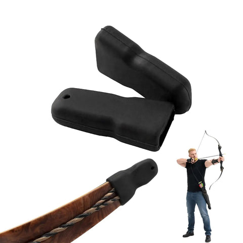 2 Pack Recurve Bow Tip Protectors For Recurve And Longbows, Durable Tip Guards To Shield Bow Tips During Transport, String Setup, And Field Use