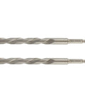 HLOFIZI masonry drill bits, 7/16 in x 6 in, 2-pack with hex shanks, side-by-side.
