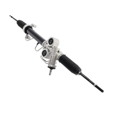 Top Grade Power Steering Rack And Pinion Kit For Chevy Silverado 1500 Sierra 1500 Crew Cab Extended Models 2007 To 2013 Non Hybrid Performance Pa, detailed view of steering rack assembly.