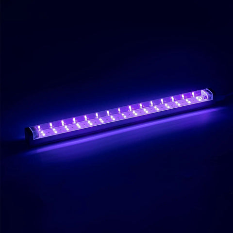 UV Black Light Bar USB 10W 1Ft LED Strip Lights For Bedroom Posters Fluorescent Paint Glow In The Dark Party Decor Magnetic Mount And USB Power