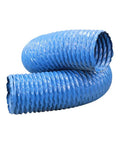 Blue hoses for Welding Fume Extractor With Universal Wall Mounted Flexible Suction Arm, Heavy Duty Stainless Steel Frame.