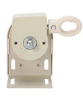 Universal Cordless Crank Bracket Mounting Kit For Porch And Backyard Sunshades Aluminum Alloy Hardware Beige Finish