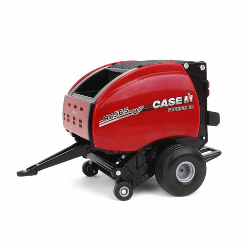 Case IH RB565 Premium HD Round Baler One Thirty Second Scale Diecast Model With Dope Detailing And Working Rear Hatch Ejecting Bales