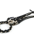 Heavy Duty Tailpipe Cutter Chain Plier For Exhaust Systems Carbon Steel Tool Built To Slice Copper Tubing And Steel Pipes Up To 90mm Fast And Clean Great For Auto Shops And DIY Muffler Projects, black chain plier