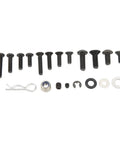 Stainless Steel RC Screw Kit 522 Piece Hardware Set For RC Cars With Individually Packaged Screws Heavy Duty Fasteners For Easy Field Repairs High Strength Torsion Resistant Screws For Durable Builds And Quick Maintenance, black RC screws and washers