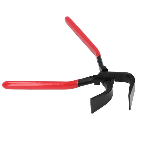 Three Piece Pro Grade Heavy Duty Metal Bending Pliers Set With Jaws Straight 45 And 90 Degree Hand Seamers for precise sheet metal work