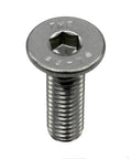 Killer Quality A2 Stainless Steel Socket Countersunk Screws M3 X 12mm Hex Drive Flat Head Bolts showing detailed view of single screw.