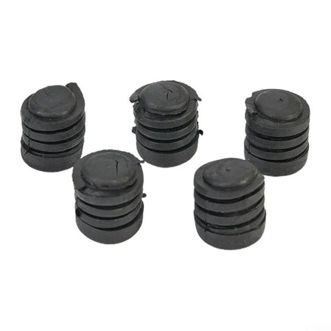 Heavy Duty 5 Pcs Hood Stop Bumper Rubber Buffers For Nissan Cars With Engine Cover Seal Kit That Slaps Down Vibration And Rattles To Give Your Ride A Smooth Chill Without Any Scratchy Damage Or Annoying Noises While Parking Or Driving All Day Long black rubber hood bumpers, five-piece set
