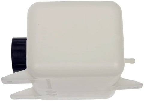 Side view of Universal Fluid Reservoir With Cap For Cars Trucks And SUVs Thick Wall Durable Plastic Coolant Tank For Engine Bay No Fuss Fit