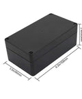 Beefy Built To Last Heavy Duty IP65 Waterproof ABS Plastic Junction Box Weatherproof Electrical Enclosure Project Box Black 6.2 x 3.5 x 2.4 Inch Pack Of 1 Durable Outdoor Ready Utility Box For Wet Environments