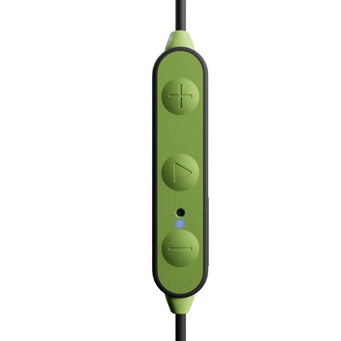 Green control panel for All Day Wireless Hearing Protection Earbuds With 26 dB NRR, Passive Noise Isolation, Bluetooth 5.0