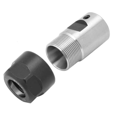 High-Performance C20 ER16 Collet Block Chuck Holder For Lathes And Milling Machines 16mm, featuring aluminum and black holder components.