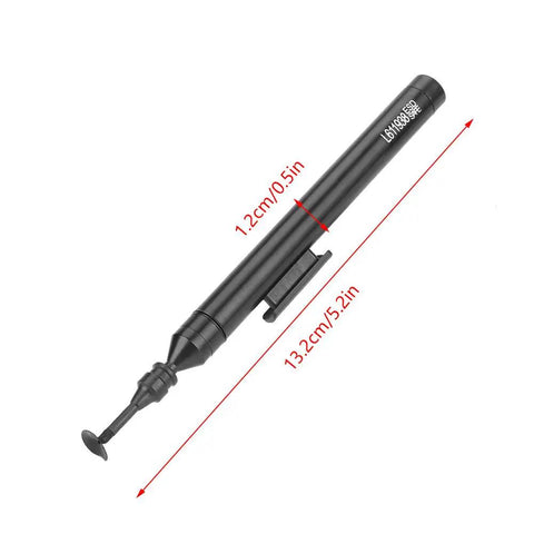Portable Vacuum Suction Pen Kit With Six Suction Pads And Two Tips For Snagging ICs And SMDs A Lightweight Grab And Go Electronics Pickup Tool
