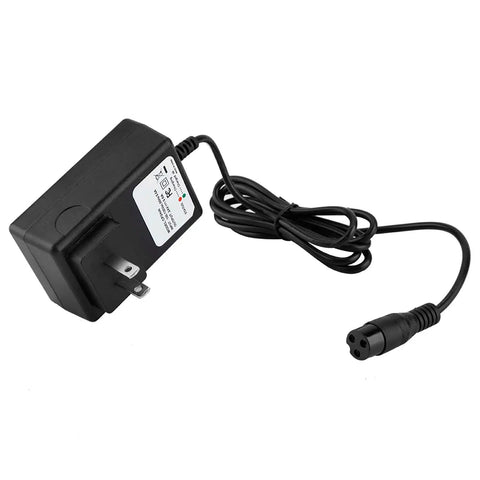 24V Electric Scooter Battery Charger For Power Core E100 E125 E500S PR200 With US 110V Plug Safe Durable 2 Pin Straight Cord Fast Charge Easy Plug In High Quality Charger For Long Lasting Ride