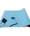 ESD Safe High Temperature Mat Kit For Electronics Assembly, 18 Inches Wide, 30 Inches Long, 0.08 Inches Thick, Blue