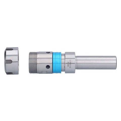 ER32 Floating Collet Chuck Holder for CNC Lathe Tapping and Milling Straight Shank Round Handle with Precision Design in 20CrMnTi Steel
