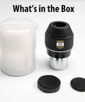 2 Inch Telescope Eyepiece With Ultra Wide 70 Degree View And 20mm Eye Relief with case and caps