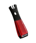Premium Stainless Steel Line Cutter for Fishing with Ergonomic Handle, black and red multifunctional tackle scissors