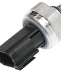 A C Pressure Transducer Valve For 2000 2017 Nissan Altima Sentra Rogue Frontier Versa Pathfinder Xterra Mazda CX 5 Three Terminal A C Sensor Switch Interchange 1711553 20994, black plastic and metal, close-up view