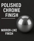 One Inch Chrome Steel Bearing Balls G25 Grade AISI 52100 High Precision Two Pack For Heavy Duty Machinery And Bearings Durable Chrome Steel Balls For Precision Fit And Smooth Motion, polished chrome finish