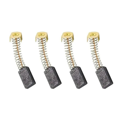 Upgrade Your Setup With These Beast Mode Carbon Brushes 8 Pieces N031652 824216 869659 For Router Grinder Miter Saw And Drill. Set of four carbon brush replacements shown.