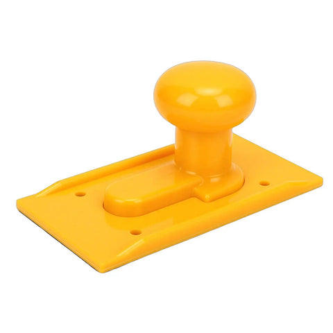 Woodworking Push Block For Table Saw And Planer Feeder With Ergonomic Handle And Textured Grip, Abs Safety Design In Bright High Visibility Yellow