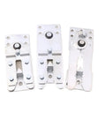 Sturdy Sofa Couch Sectional Connector Snap Metal Bracket Hinges with clips for furniture assembly, heavy duty fittings