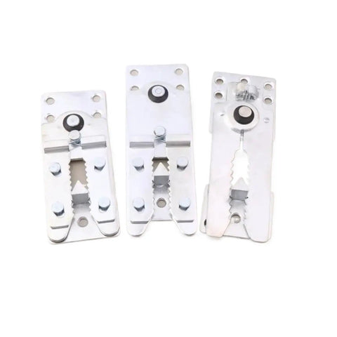 Sturdy Sofa Couch Sectional Connector Snap Metal Bracket Hinges with clips for furniture assembly, heavy duty fittings