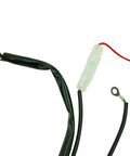 Complete GY6 Wiring Harness For 50cc 70cc 90cc 110cc 125cc 4 Stroke ATVs Mopeds Dirt Bikes Go Karts Ride Ready Replacement Upgrade TaoTao VIP 139QMB Compatible with Various 50cc to 125cc Engines, showing wiring with connected plugs.