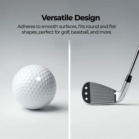 Golf ball and club with reflective dot stickers for camera tracking and smooth surfaces. Pack of 546.
