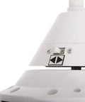 Close-up of the control panel on the Dope 40 Inch Indoor Ceiling Fan With LED Light Remote Control White Finish Five Blade Motor Included Energy Efficient 23W LED Panel Light For Bedroom Living Room Dining Room Quiet Flicker Free.