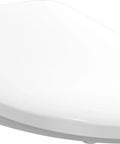 Top Shelf Slim Bidet Toilet Seat For Elongated Bowls With Instant Warm Water Jets Heated Seat, white, sleek design.