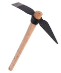 Beast Garden Hoe Pick Mattock Hand Tool For Digging Weeding Planting Seeding And Turning Soil Durable One Piece High Carbon Steel Blade