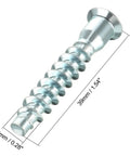 20 Piece Hex Socket Countersunk Furniture Confirmat Screws Set In Sizes 7x39 7x49 7x59 7x69mm Self Tapping Wood Connectors Zinc Plated